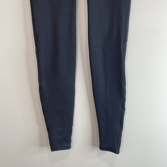 Old Navy Active Go-Dry Fitted Run Tight Leggings Black Jack Low Rise M - Picture 4 of 12